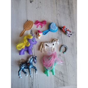 Play mini‎ pony horse set bursh toy figure unicorn
